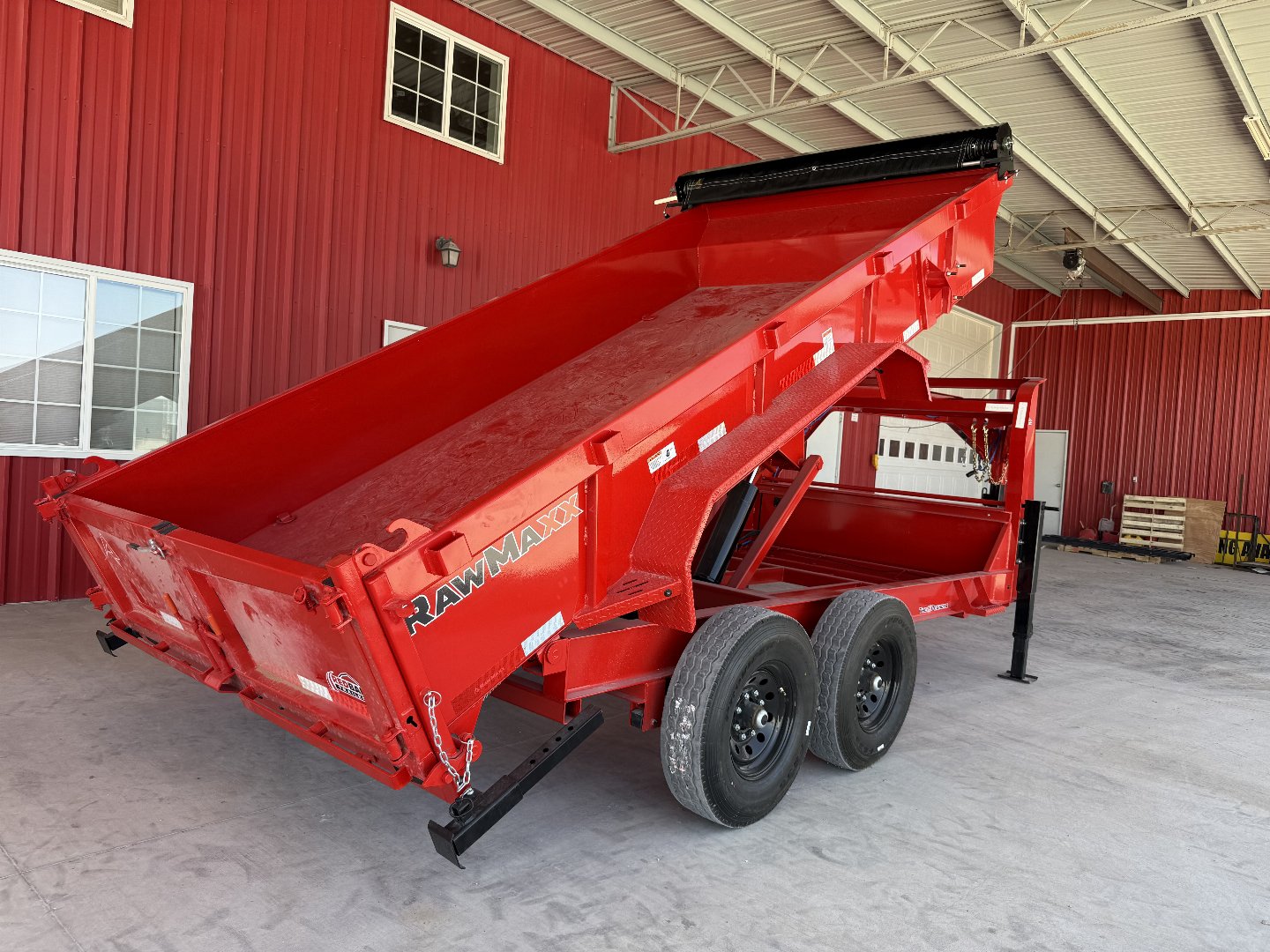 New 2025 RawMaxx 83X14 GN 14K DUMP TRAILER Dump Trailer