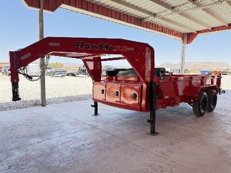 New 2025 RawMaxx 83X14 GN 14K DUMP TRAILER Dump Trailer