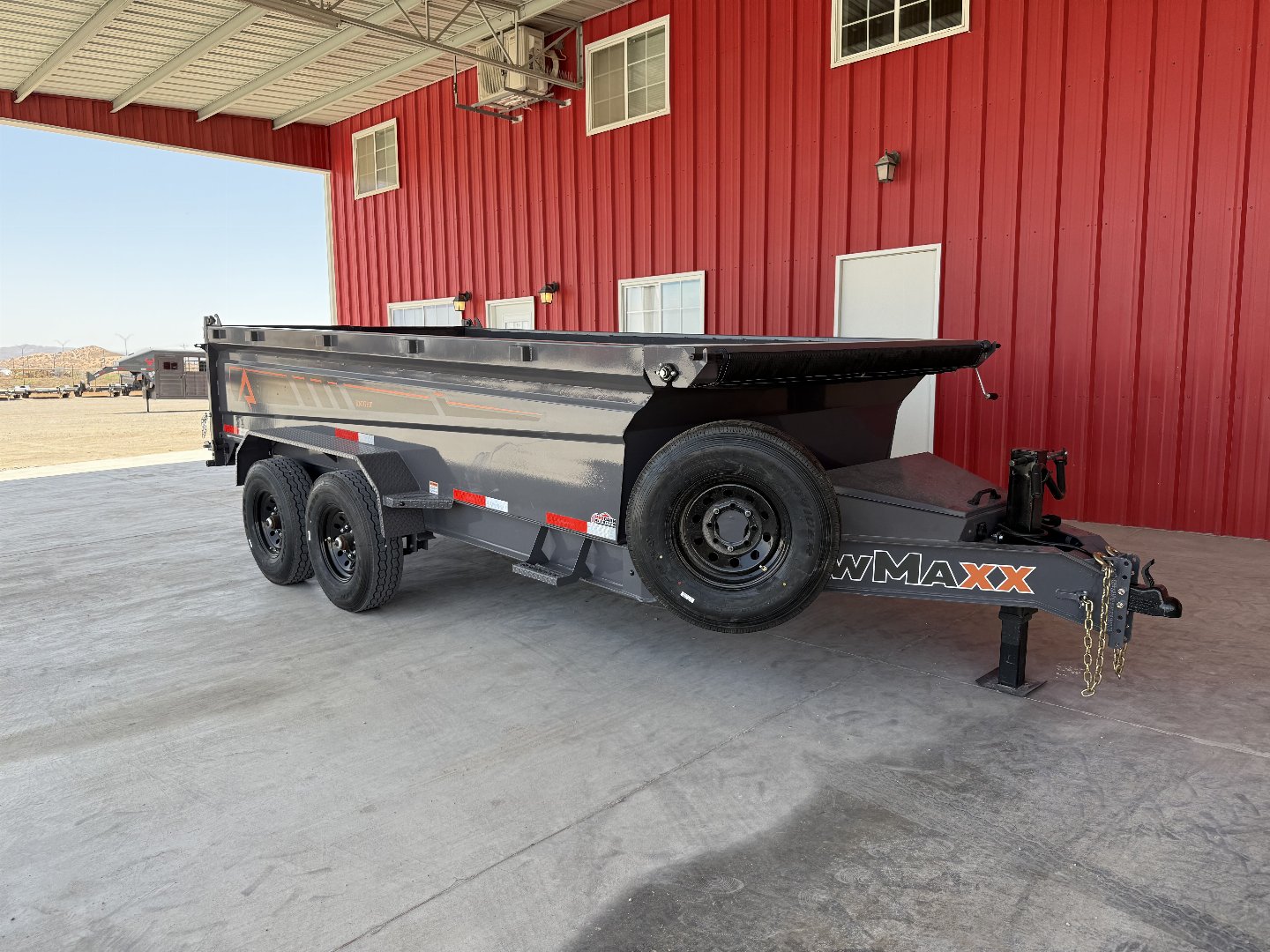 New 2025 RawMaxx GDX KNIGHT - 14' X 83" DUMP TRAILER Dump Trailer