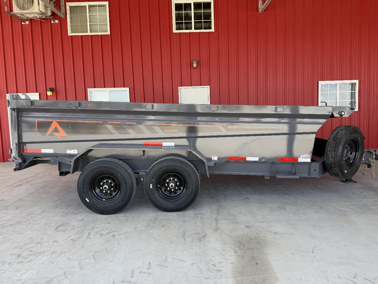 New 2025 RawMaxx GDX KNIGHT - 14' X 83" DUMP TRAILER Dump Trailer