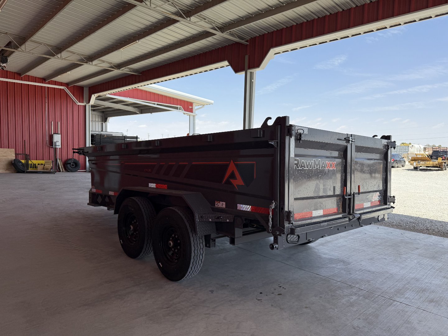 New 2025 RawMaxx GDX KNIGHT - 14' X 83" DUMP TRAILER Dump Trailer