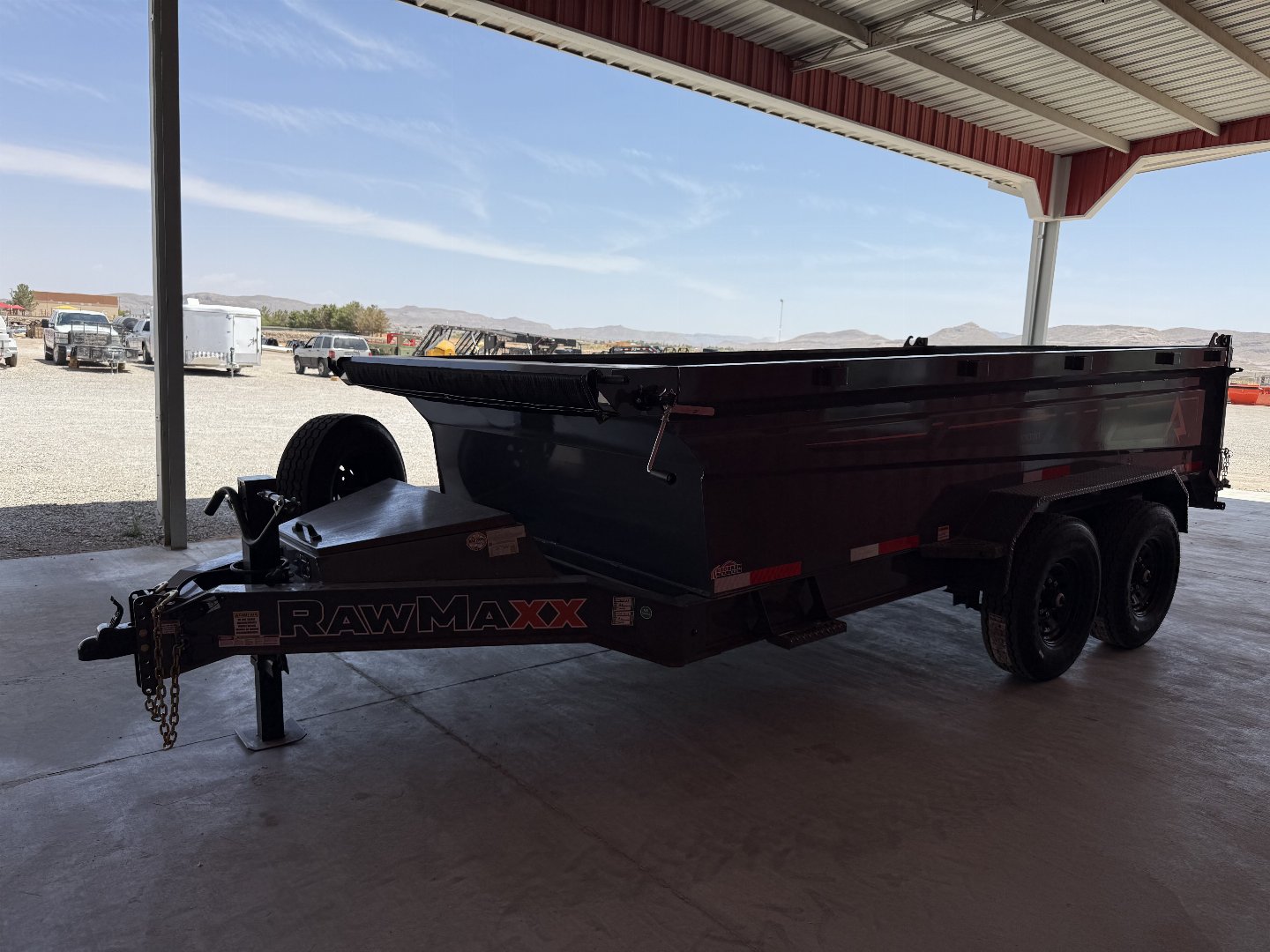 New 2025 RawMaxx GDX KNIGHT - 14' X 83" DUMP TRAILER Dump Trailer
