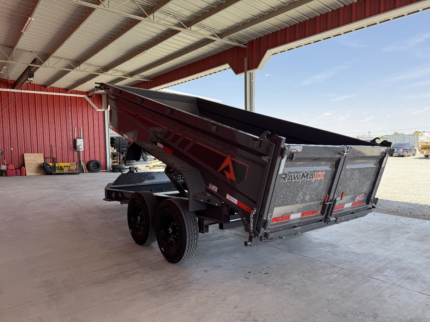 New 2025 RawMaxx GDX KNIGHT - 14' X 83" DUMP TRAILER Dump Trailer
