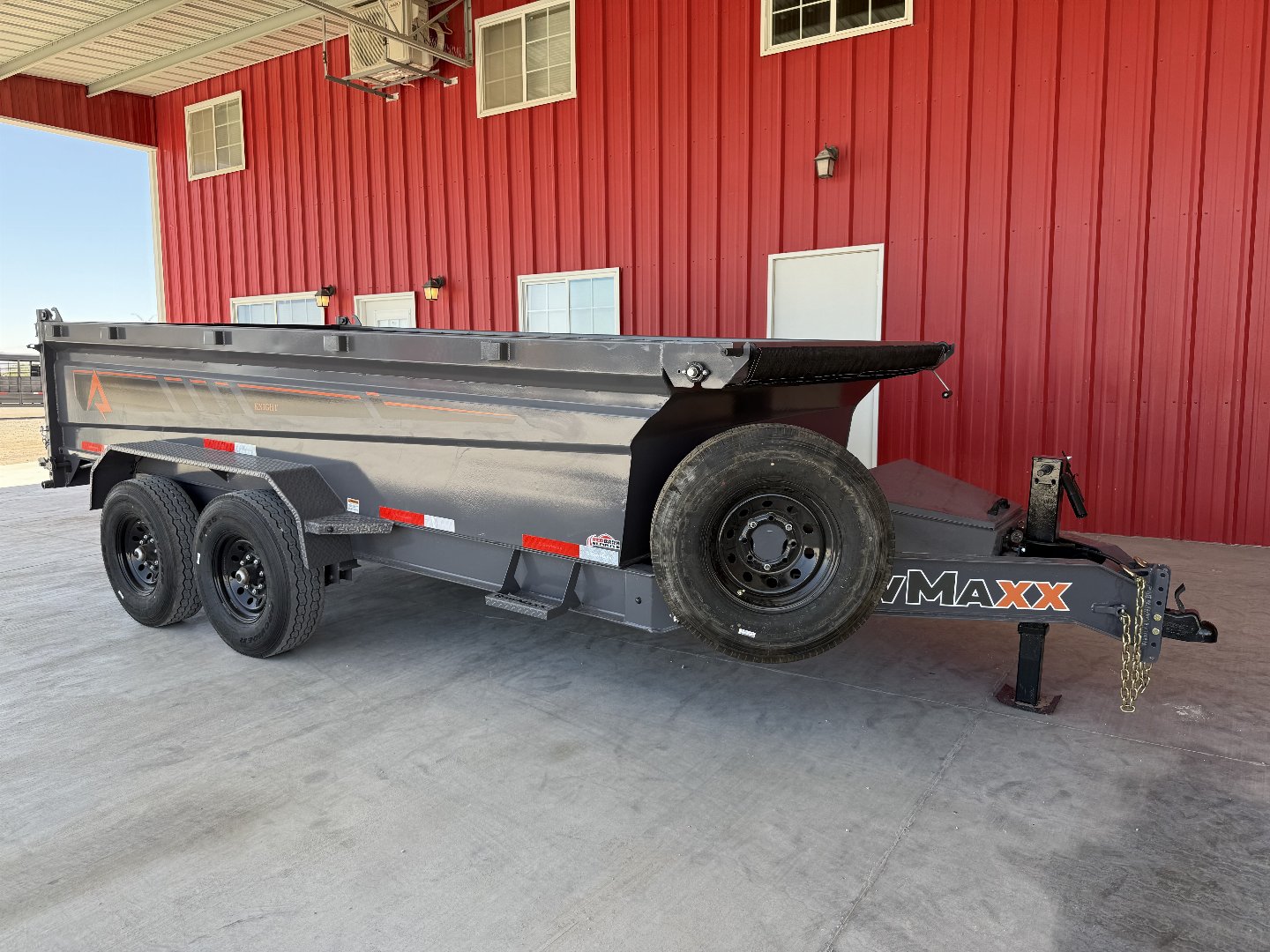 New 2025 RawMaxx GDX KNIGHT - 14' X 83" DUMP TRAILER Dump Trailer