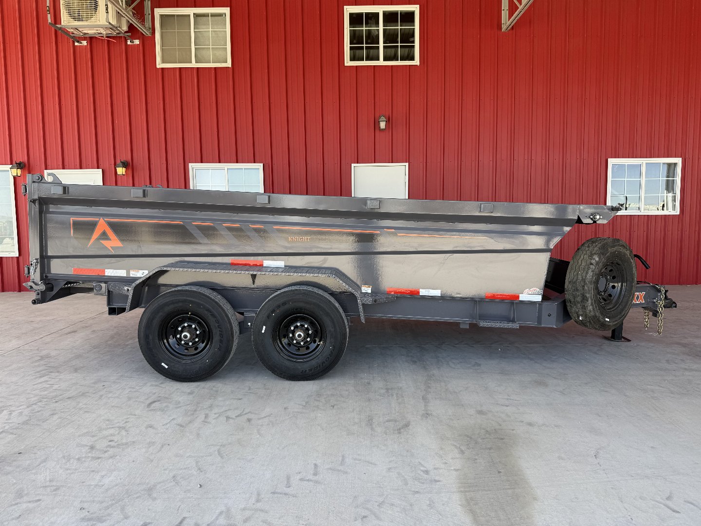 New 2025 RawMaxx GDX KNIGHT - 14' X 83" DUMP TRAILER Dump Trailer