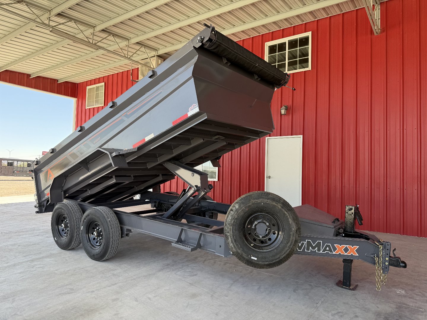New 2025 RawMaxx GDX KNIGHT - 14' X 83" DUMP TRAILER Dump Trailer