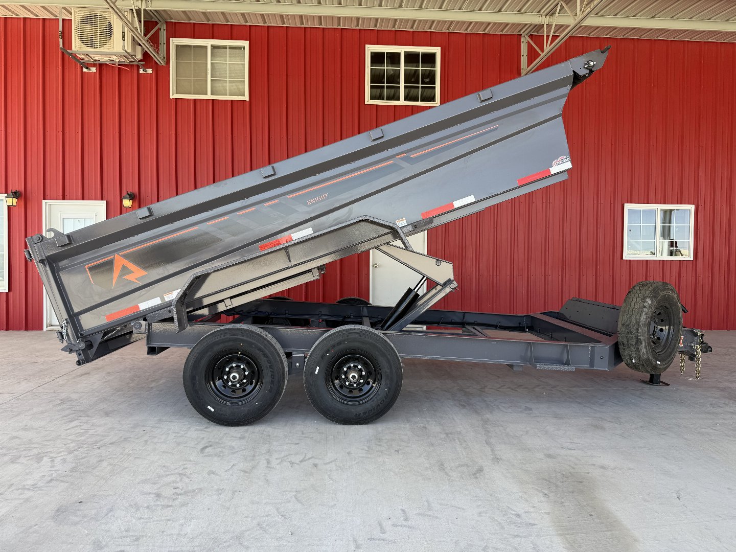 New 2025 RawMaxx GDX KNIGHT - 14' X 83" DUMP TRAILER Dump Trailer