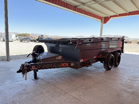 New 2025 RawMaxx GDX KNIGHT - 14' X 83" DUMP TRAILER Dump Trailer