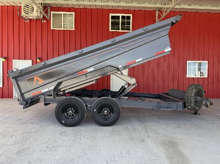 New 2025 RawMaxx GDX KNIGHT - 14' X 83" DUMP TRAILER Dump Trailer