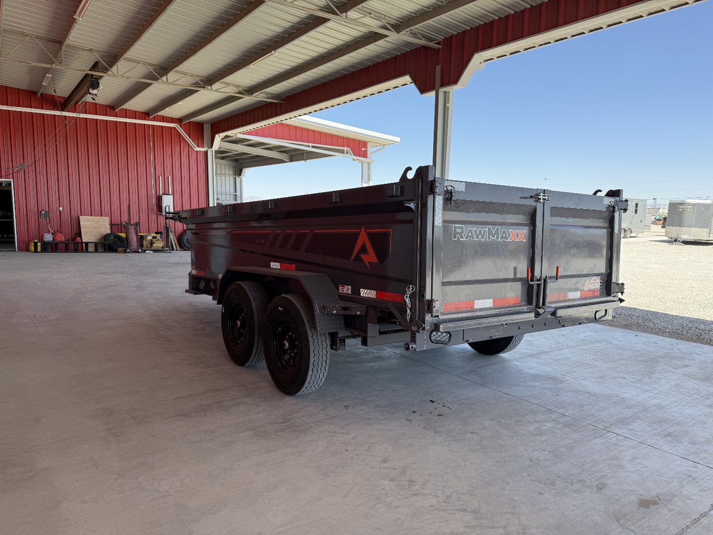 New 2025 RawMaxx GDX KNIGHT - 14' X 83" DUMP TRAILER Dump Trailer
