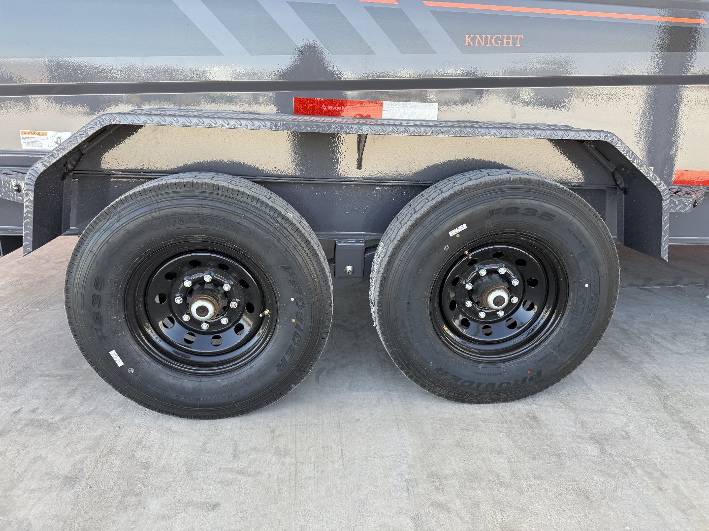 New 2025 RawMaxx GDX KNIGHT - 14' X 83" DUMP TRAILER Dump Trailer