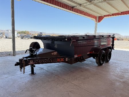 New 2025 RawMaxx GDX KNIGHT - 14' X 83" DUMP TRAILER Dump Trailer