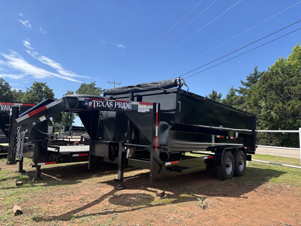 New 2025 Texas Pride Trailers 7X16X4 GN Dump Trailer