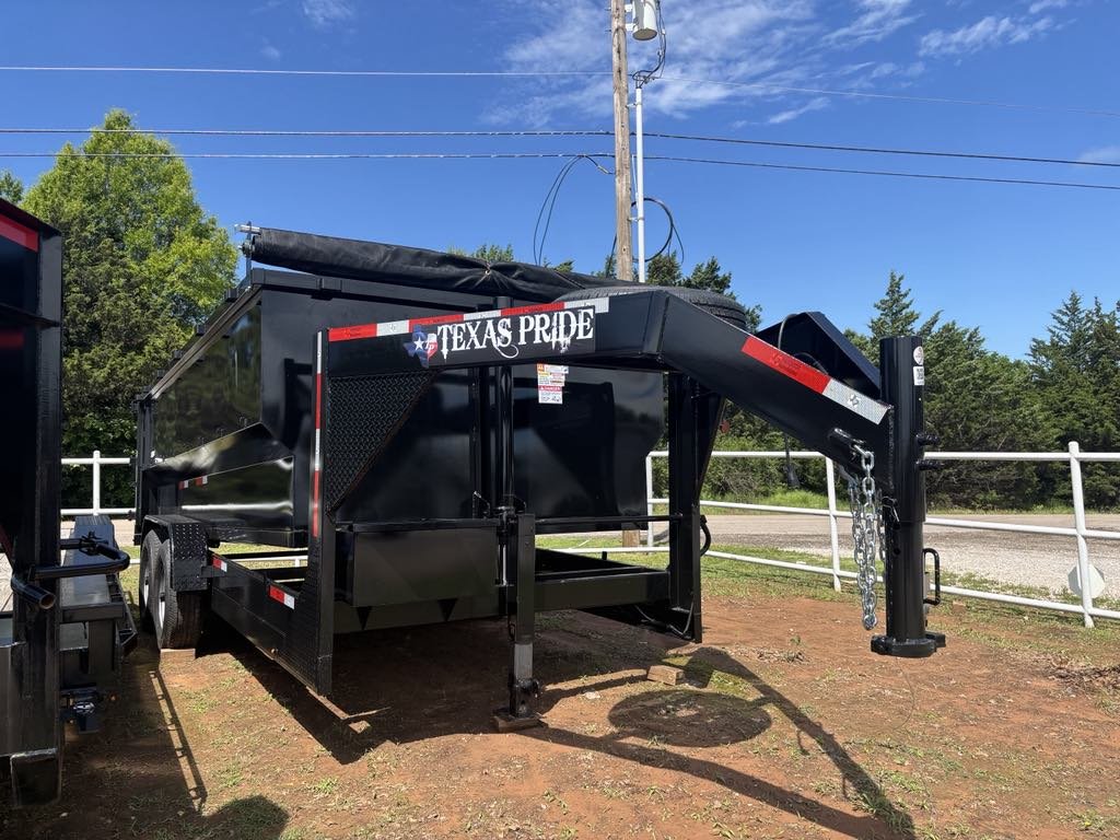 New 2025 Texas Pride Trailers 7X16X4 GN Dump Trailer