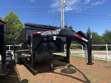 New 2025 Texas Pride Trailers 7X16X4 GN Dump Trailer