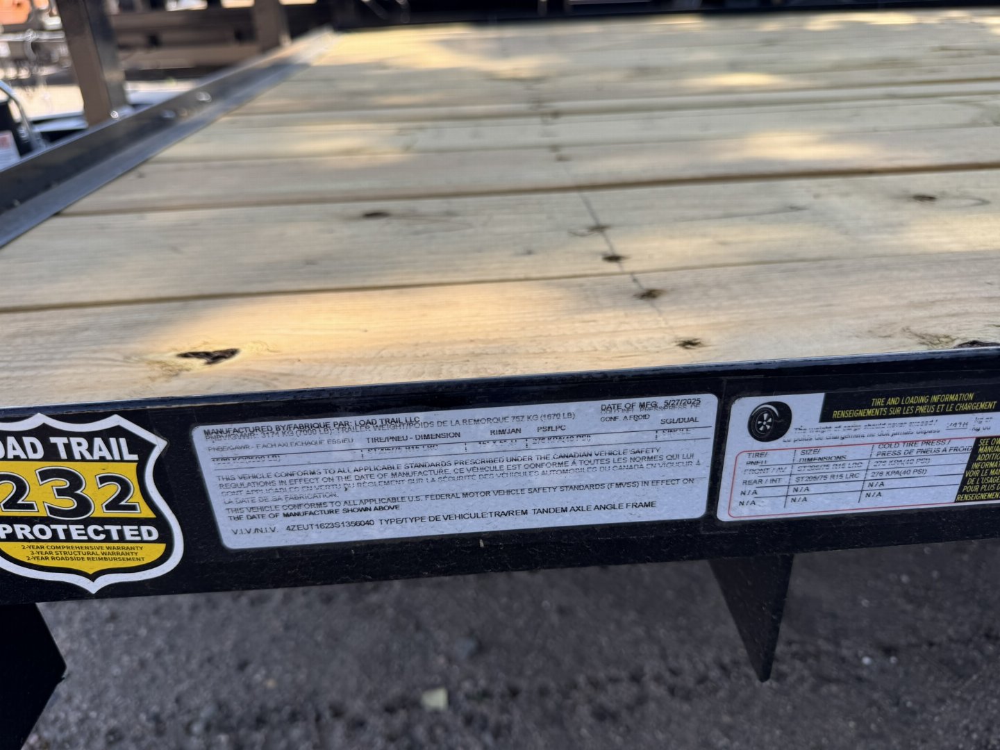 New 2025 Load Trail 7-16RampgateUtility