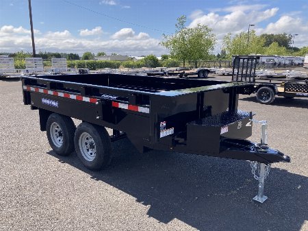 New 2025 Sure-Trac 6'X10' (7K GVWR) Deckover Dump Trailer