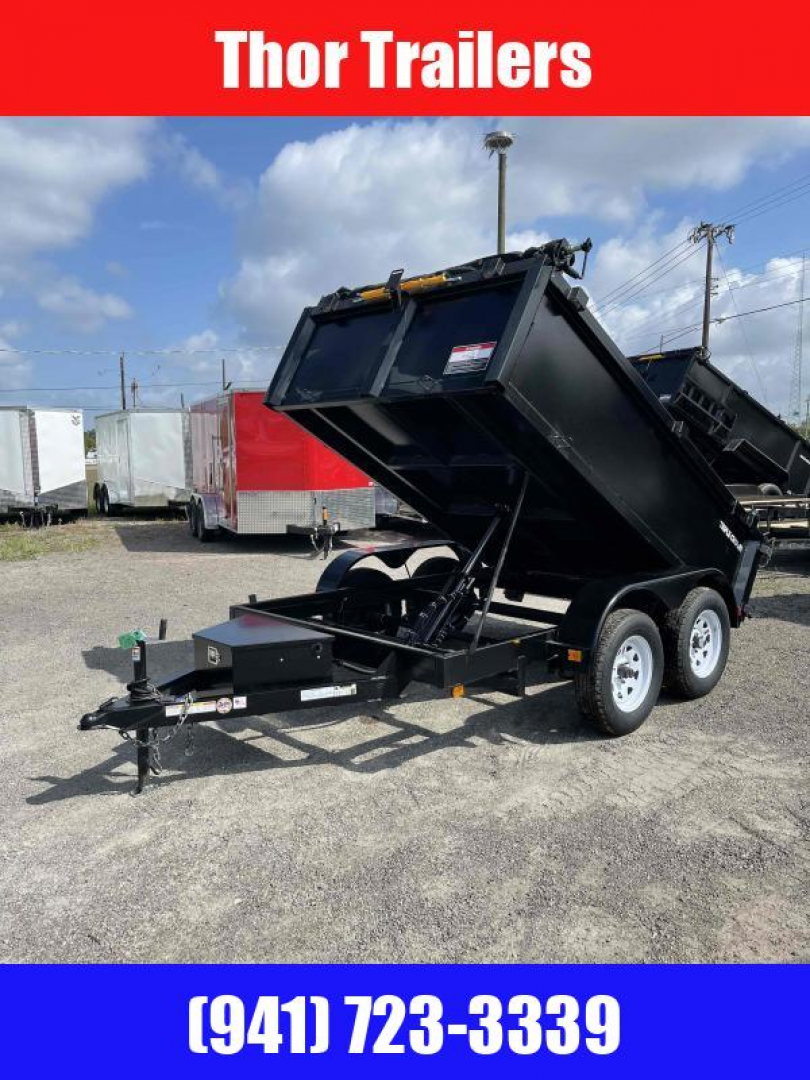 New 2025 Triple Crown Trailers 6X10 7K DUMP 2' SIDES LOWRIDER Dump Trailer