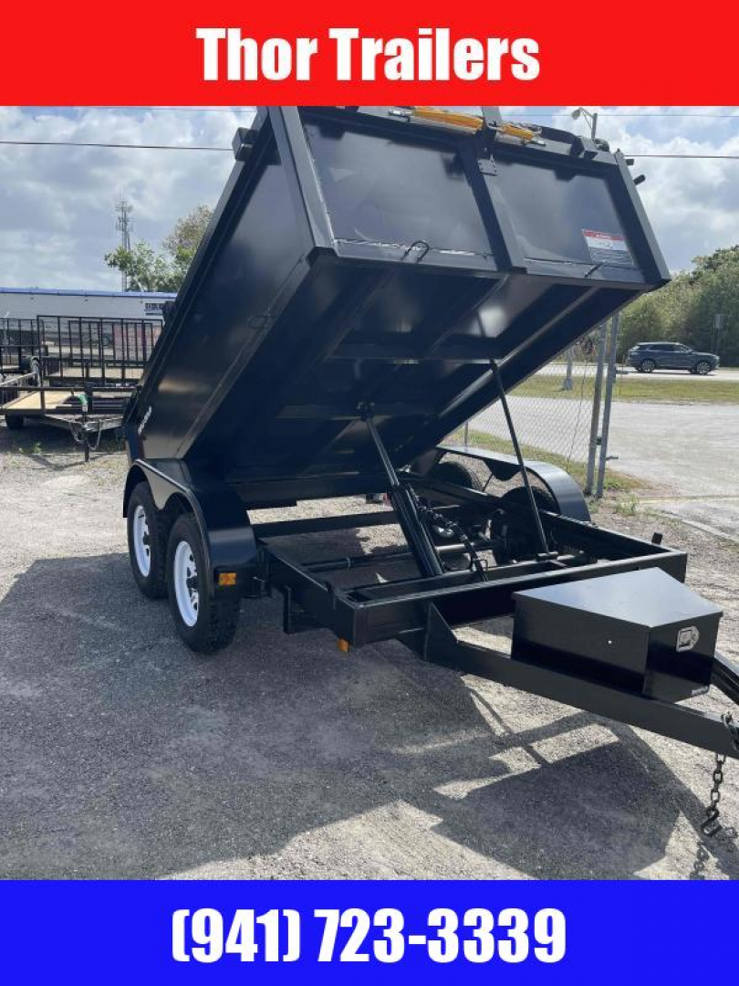 New 2025 Triple Crown Trailers 6X10 7K DUMP 2' SIDES LOWRIDER Dump Trailer