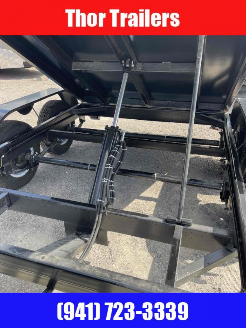 New 2025 Triple Crown Trailers 6X10 7K DUMP 2' SIDES LOWRIDER Dump Trailer