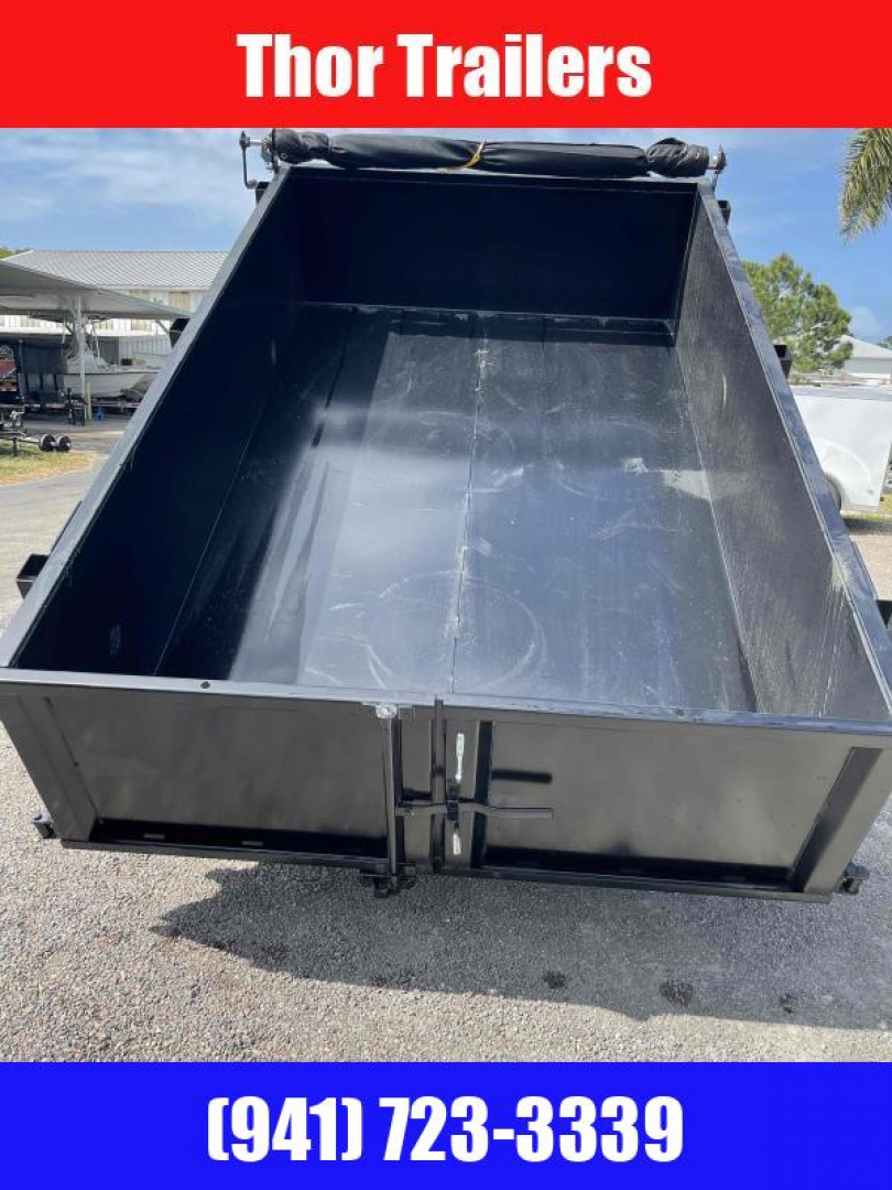 New 2025 Triple Crown Trailers 6X10 7K DUMP 2' SIDES LOWRIDER Dump Trailer