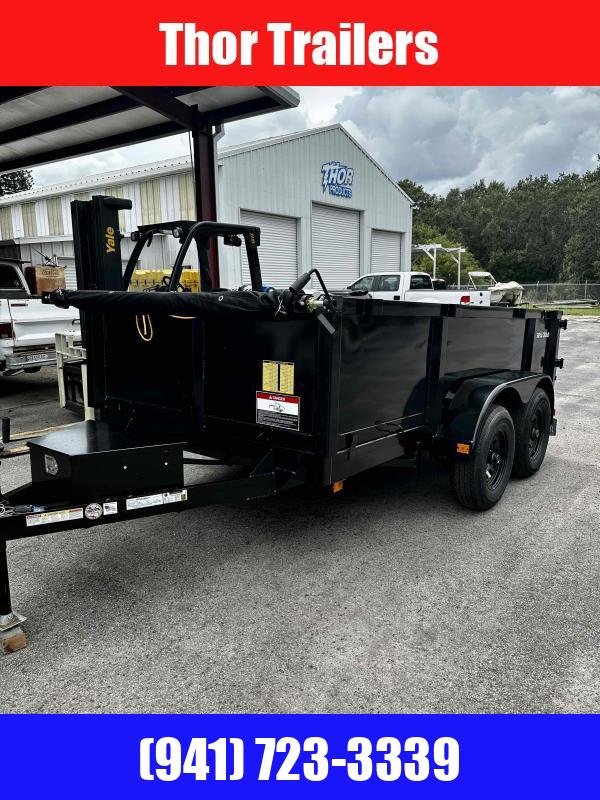 New 2025 TRIPLE CROWN TRAILERS 6' x 12' 10K Lowrider Dump Trailer
