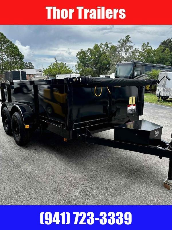 New 2025 TRIPLE CROWN TRAILERS 6' x 12' 10K Lowrider Dump Trailer