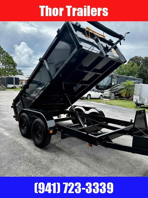New 2025 TRIPLE CROWN TRAILERS 6' x 12' 10K Lowrider Dump Trailer