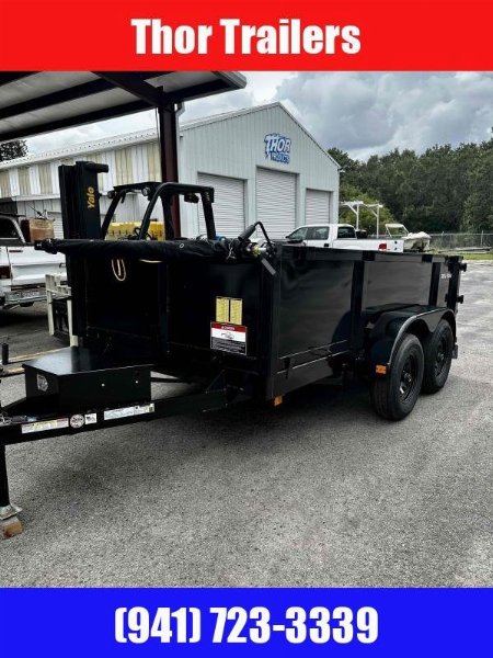 New 2025 TRIPLE CROWN TRAILERS 6' x 12' 10K Lowrider Dump Trailer