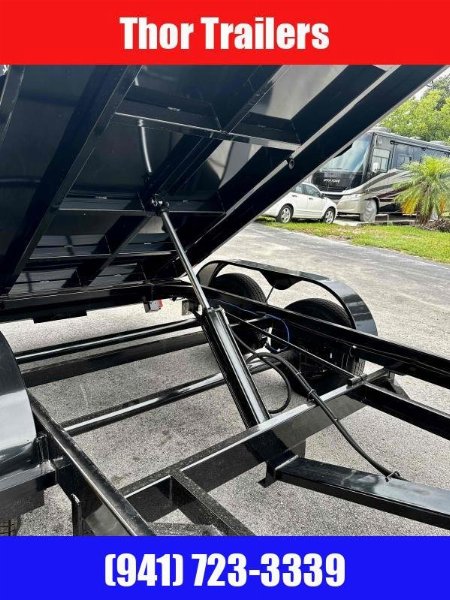New 2025 TRIPLE CROWN TRAILERS 6' x 12' 10K Lowrider Dump Trailer