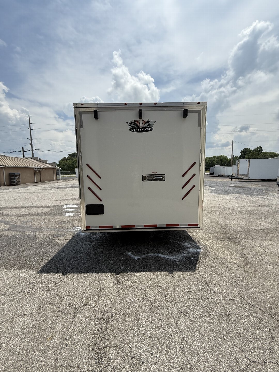 New 2025 VINTAGE 8 X 53 RACE TRAILER BATHROOM PKG