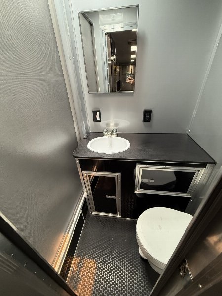 New 2025 VINTAGE 8 X 53 RACE TRAILER BATHROOM PKG