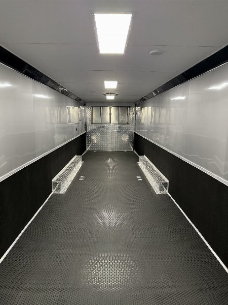 New 2025 VINTAGE 8 X 53 RACE TRAILER BATHROOM PKG