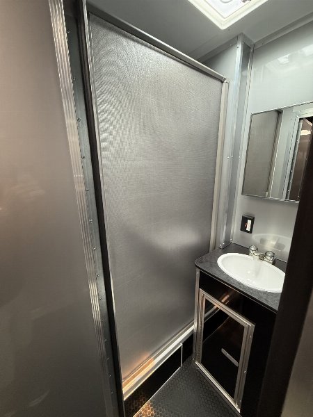 New 2025 VINTAGE 8 X 53 RACE TRAILER BATHROOM PKG