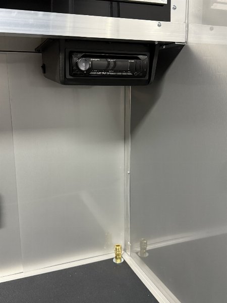 New 2025 VINTAGE 8 X 53 RACE TRAILER BATHROOM PKG