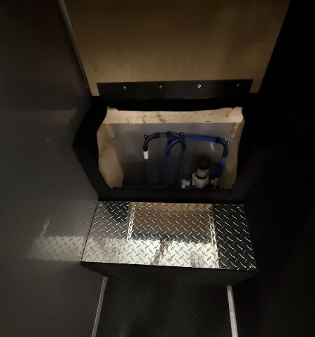 New 2025 VINTAGE 8 X 53 RACE TRAILER BATHROOM PKG