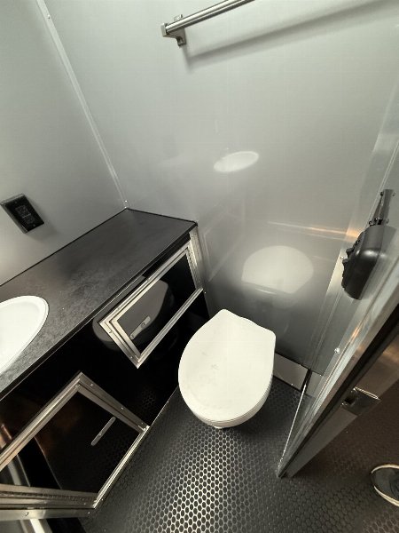 New 2025 VINTAGE 8 X 53 RACE TRAILER BATHROOM PKG