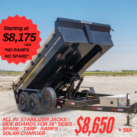 New 2026 Southland Trailers 7-14Dump