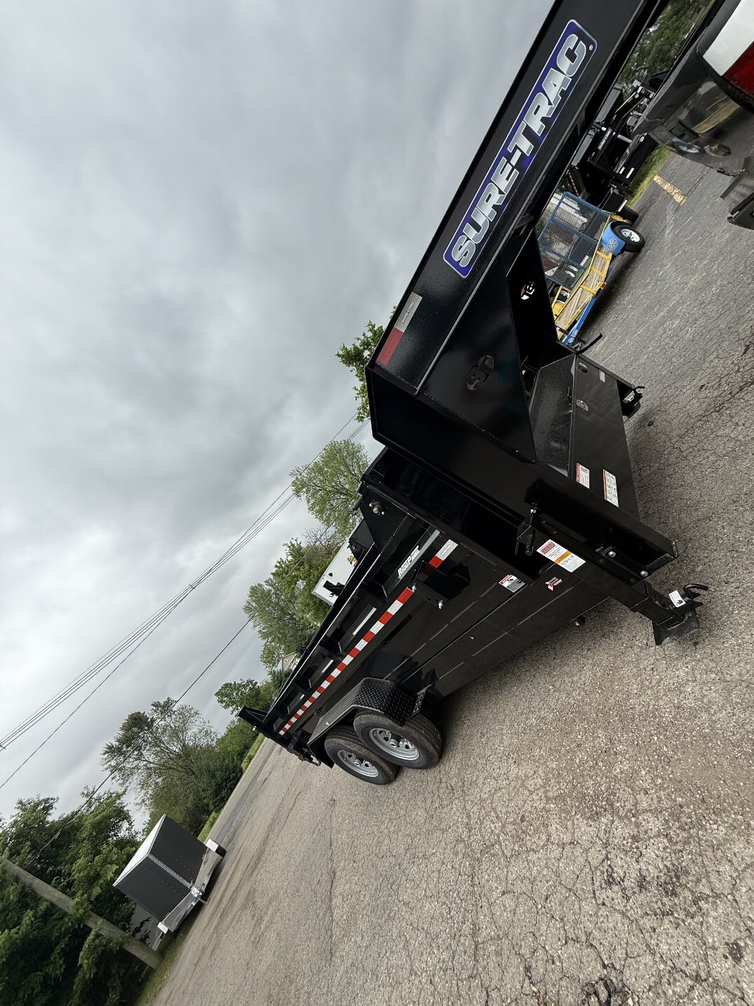 New 2025 Sure-Trac 82X14 GOOSNECK 14K Dump Trailer