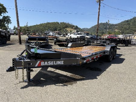 New 2025 HTL207 BASELINE Diamond C Trailers 82" X 20' SPLIT-TILT Equipment Trailer