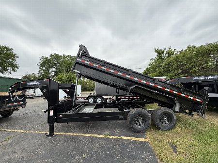 New 2025 Sure-Trac 82X16 GOOSENECK 14K Dump Trailer