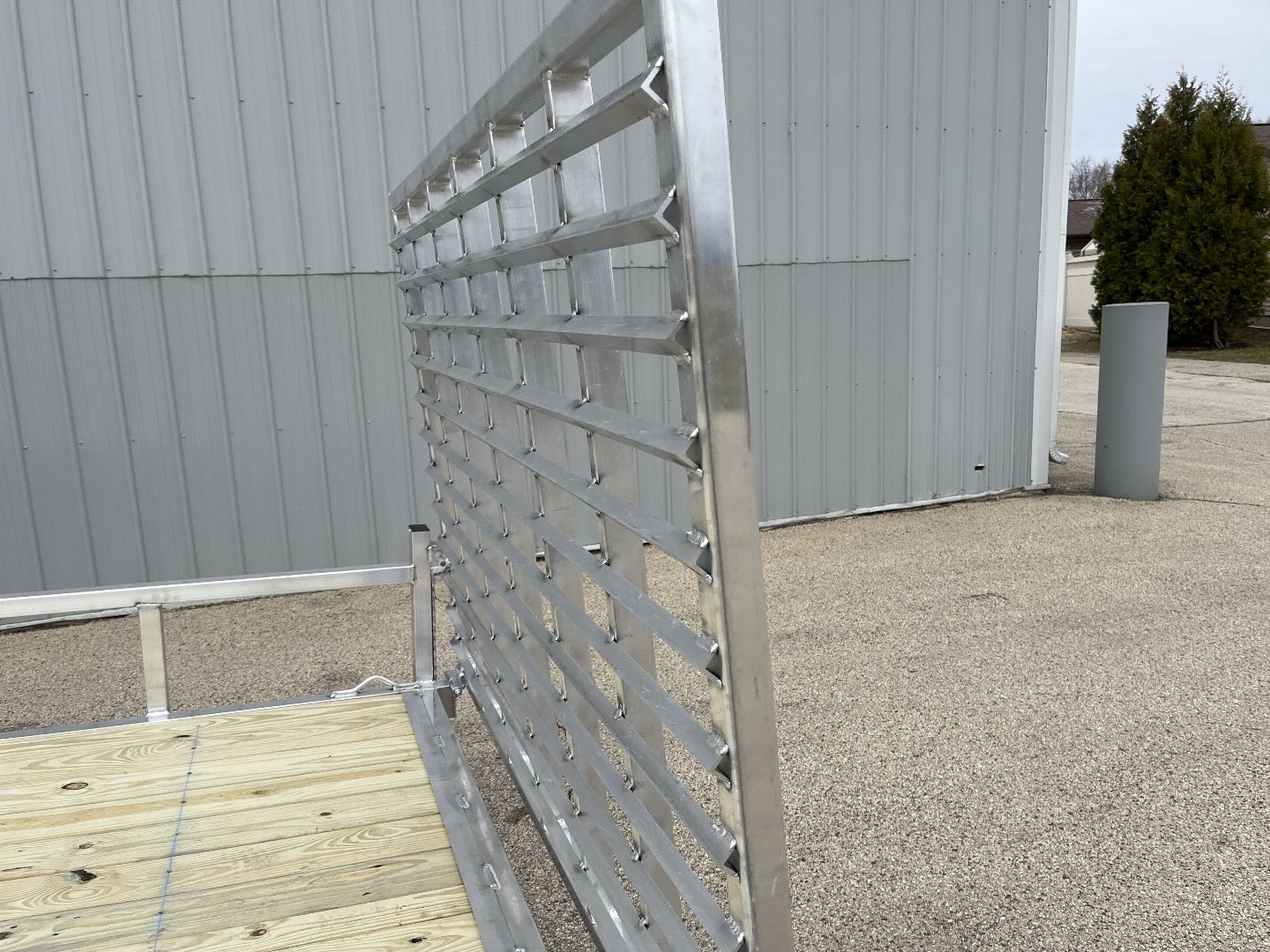 New 2025 Black Rhino EXS7x14 Aluminum Trailer w/ Wood Deck