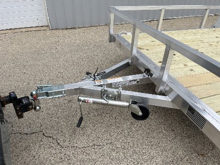 New 2025 Black Rhino EXS7x14 Aluminum Trailer w/ Wood Deck