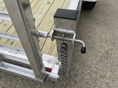 New 2025 Black Rhino EXS7x14 Aluminum Trailer w/ Wood Deck