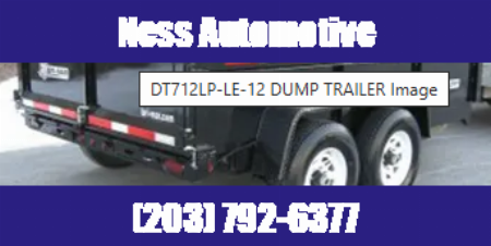 New 2025 BWISE DT712LP-LE-12 Dump Trailer