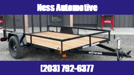 New 2025 BWISE UTE-610 Utility Trailer