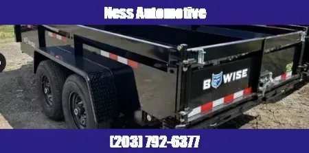 New 2025 BWISE DT714LP-LE-14 Dump Trailer