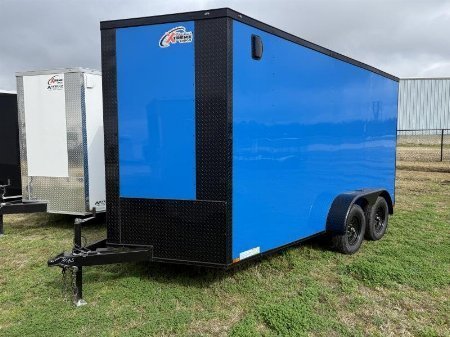 New 2025 Giddy Up USA 7 X 14 TA POLYCORE Cargo / Enclosed Trailer