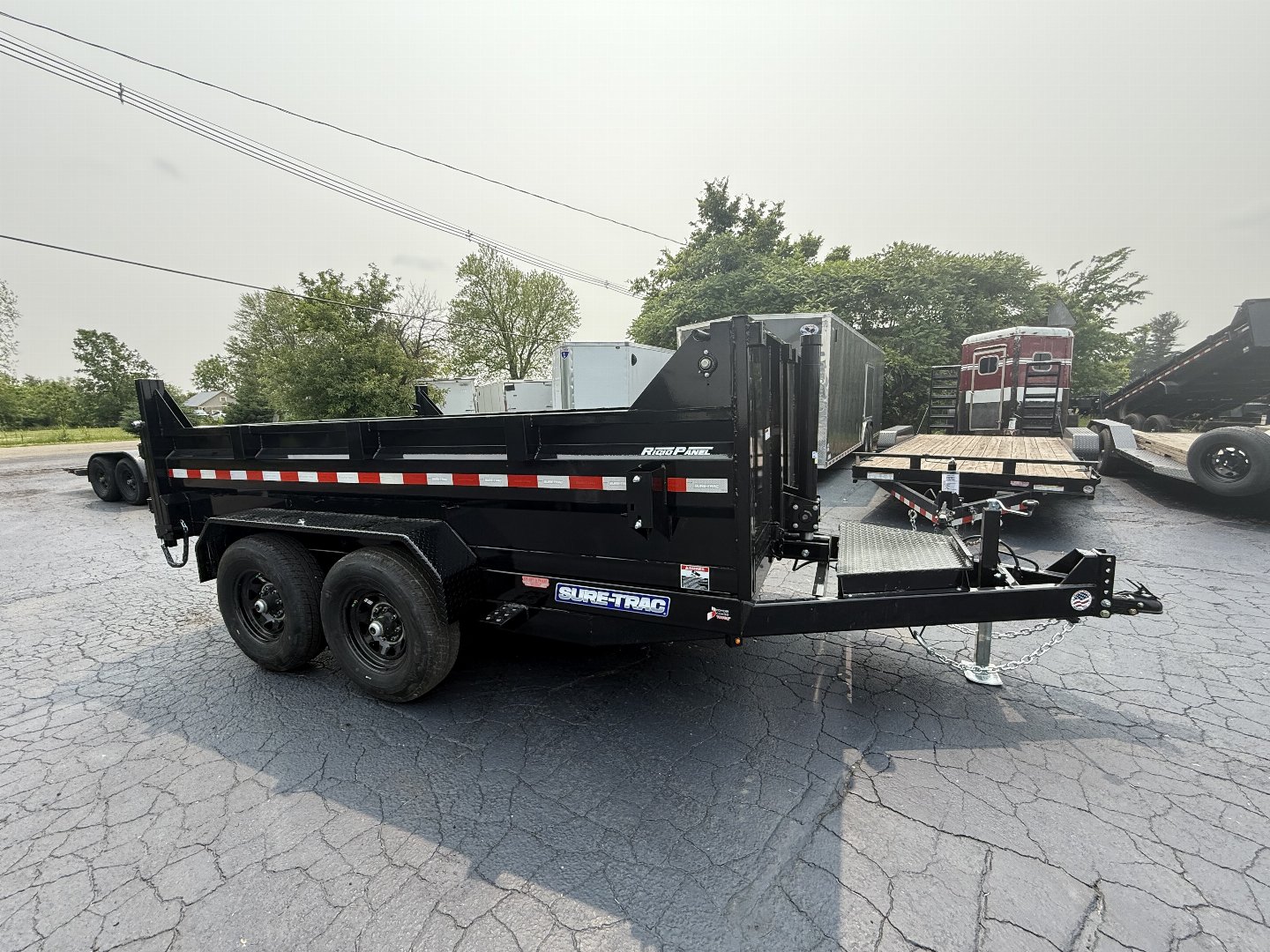 New 2025 Sure-Trac 82X12 TELESCOPIC 12K Dump Trailer