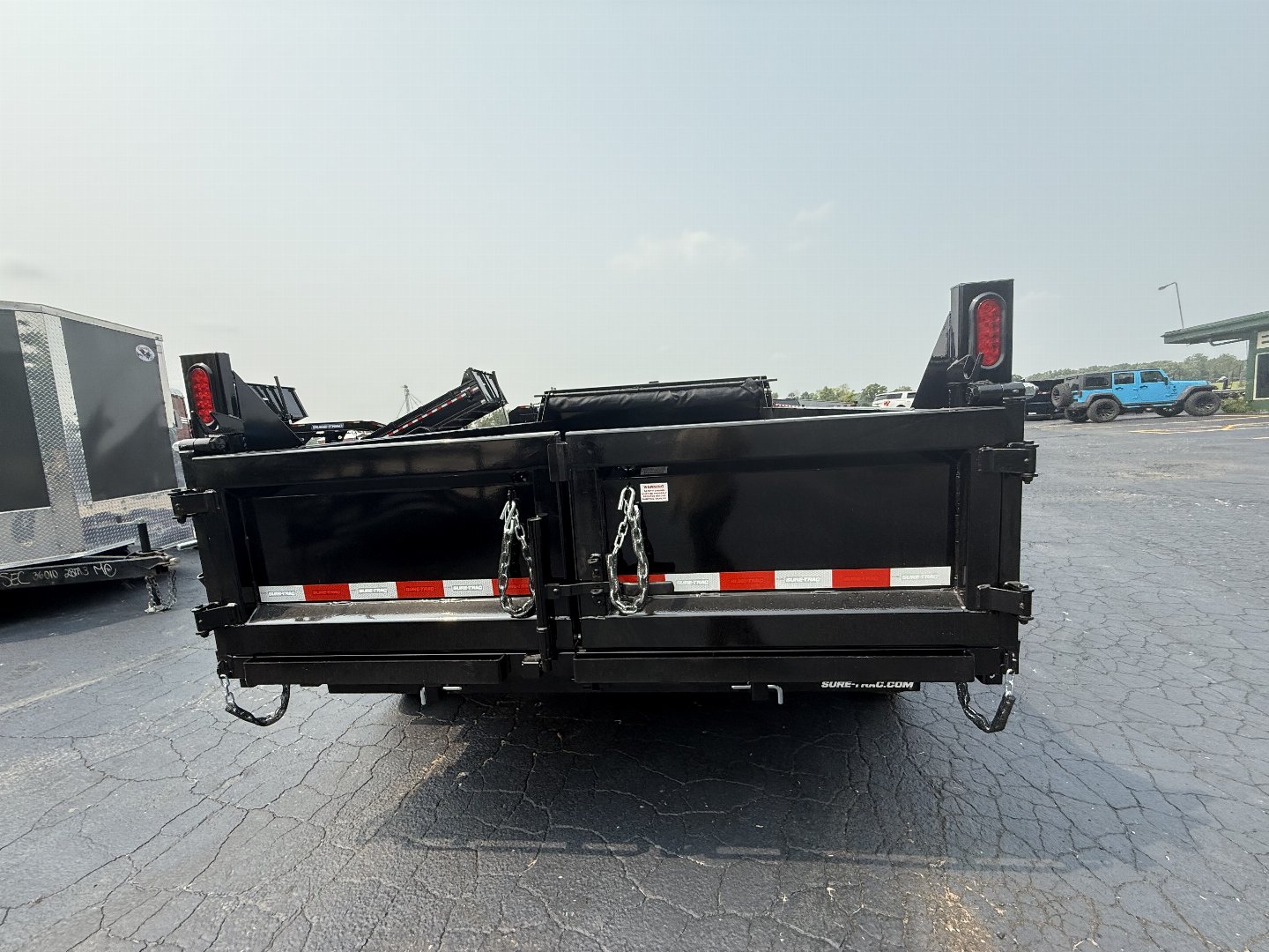 New 2025 Sure-Trac 82X12 TELESCOPIC 12K Dump Trailer